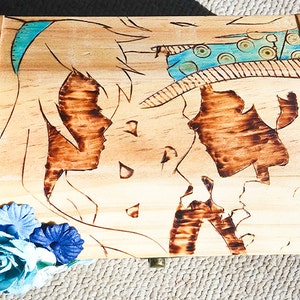 Alice in Wonderland Burned Box