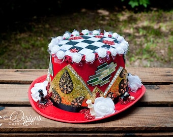 Red Queen Top Hat