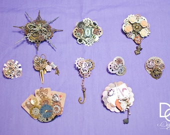 Niestandardowe elementy włosów Steampunk