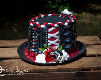 Harley Quinn Top Hat