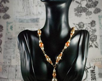 Renaissance Collection: Peach / Pink/ Orange Pearls