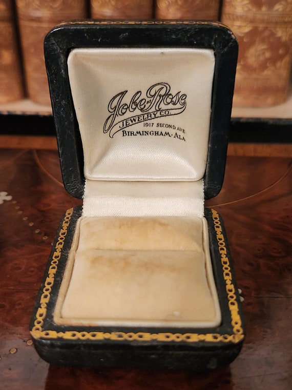 Two Antique Jewelry Presentation Boxes Gem