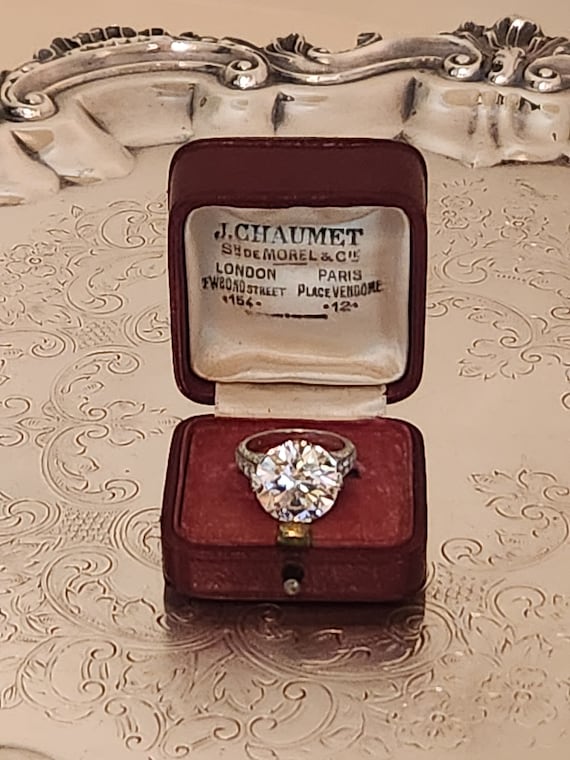 RARE Antique Chaumet Ring Presentation Box - image 10