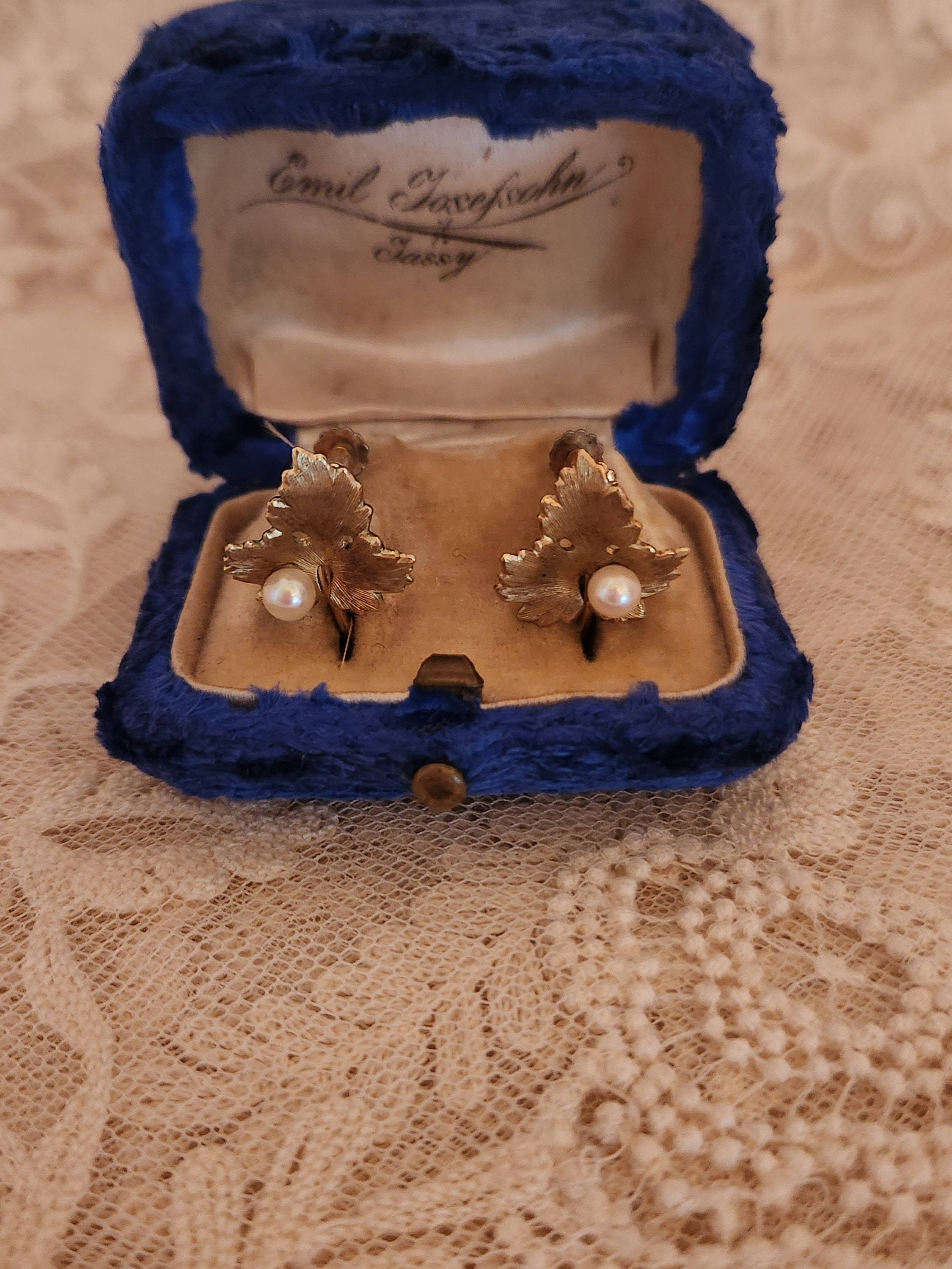 Krementz earrings - Etsy 日本