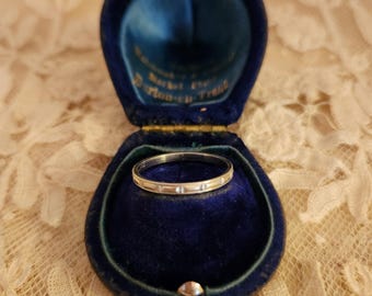 Art Deco Platin Eternity Band: Antiker Ehering
