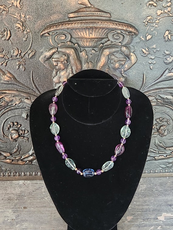 Gorgeous Zoe B. Multi colored Quartz Stones and 1… - image 5