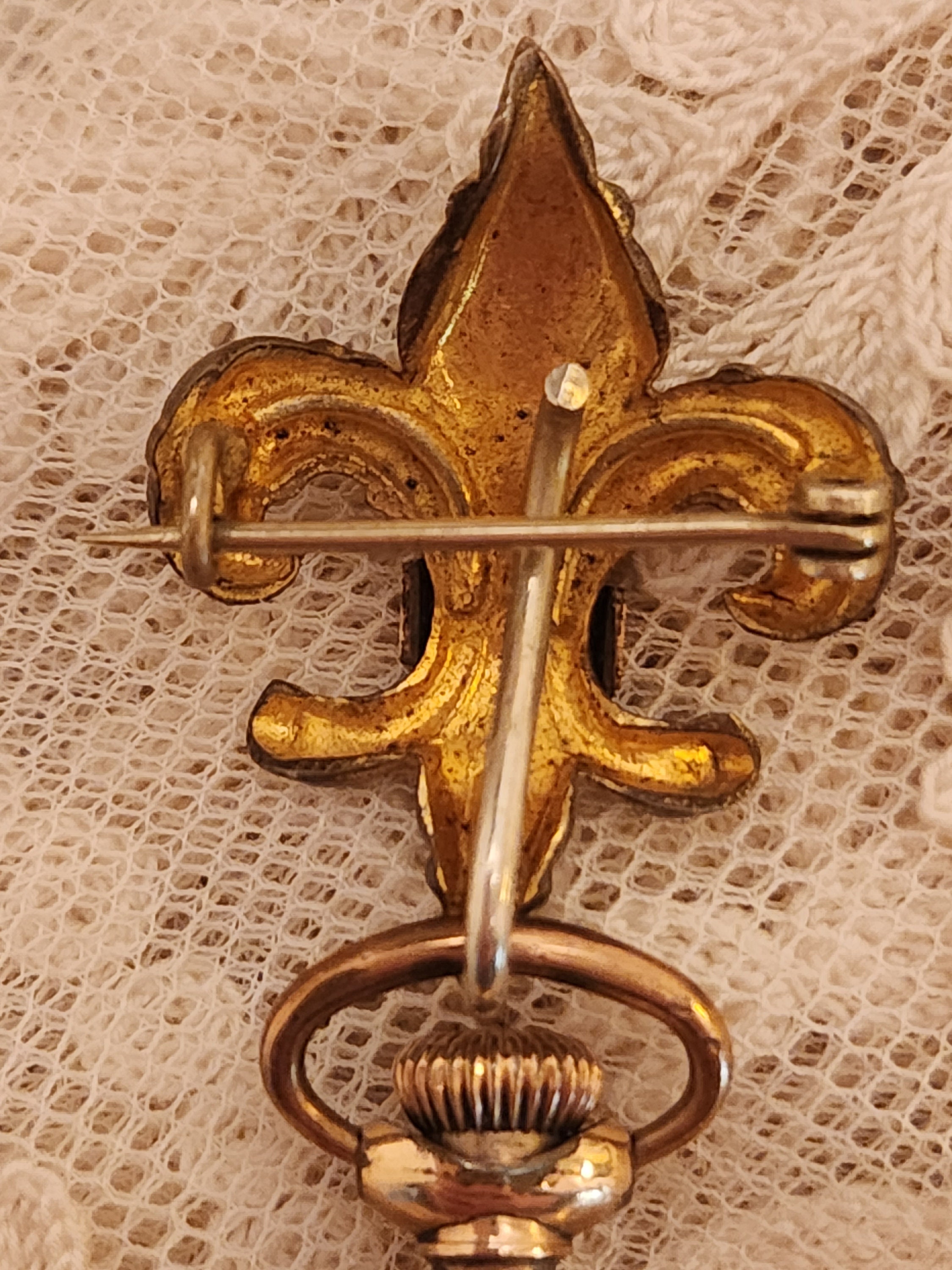 Spilla con cammeo sardonico - anni '60 - firmata Pier Cardin - oro K.18