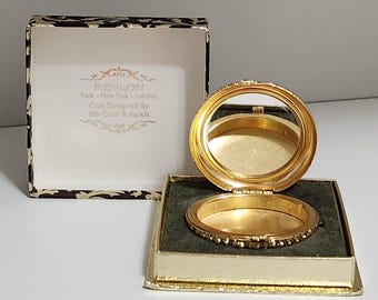 Rare Van Cleef and Arpels Metal Powder Compact Made for Revlon - Etsy