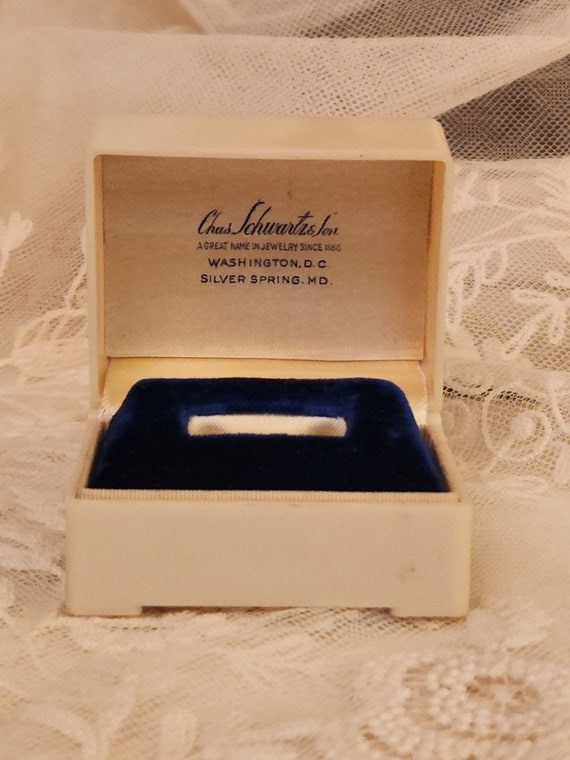 Art Deco Celluloid Ring Presentation Box - image 1