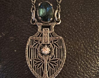 Vintage Pididdly Links Kingston NY Necklace and Stick Pin