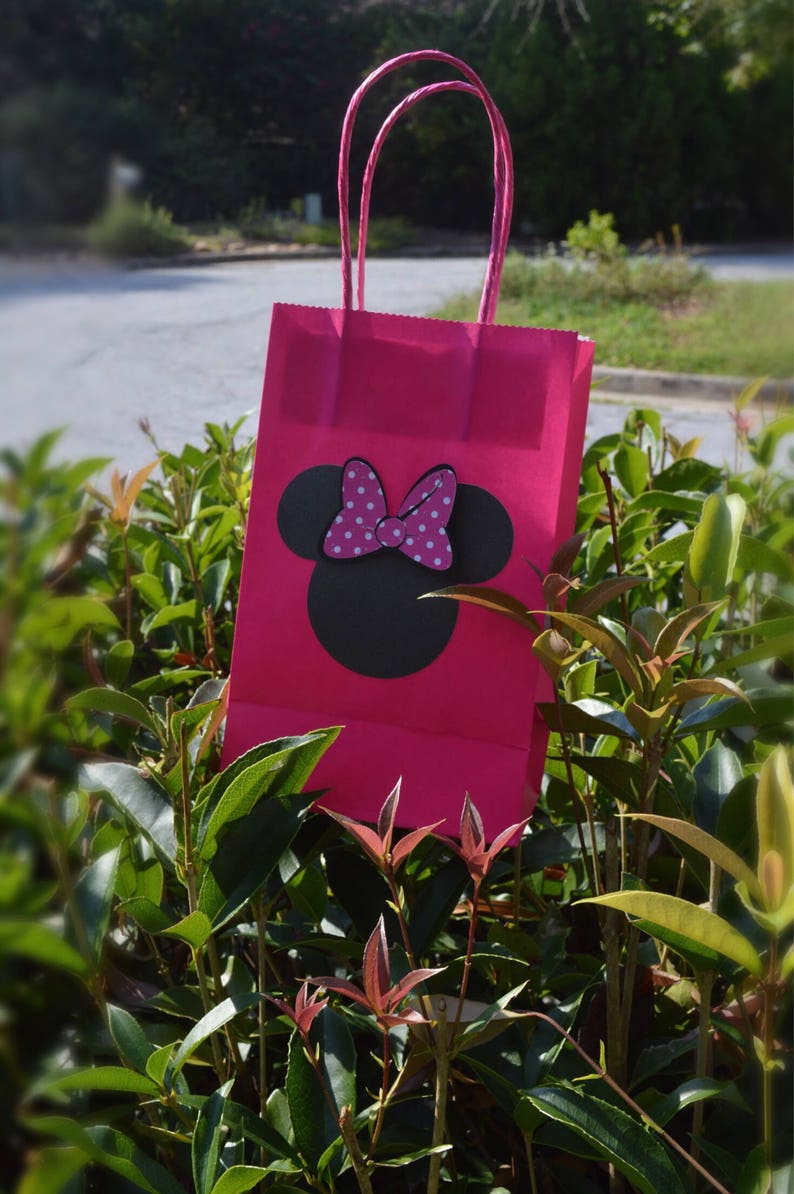 Minnie Mouse Bowtique Favor Bag/Goody Bag/birthday Etsy