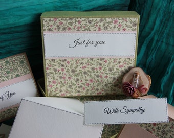 Set of 10 cards with envelopes, “Just for you”