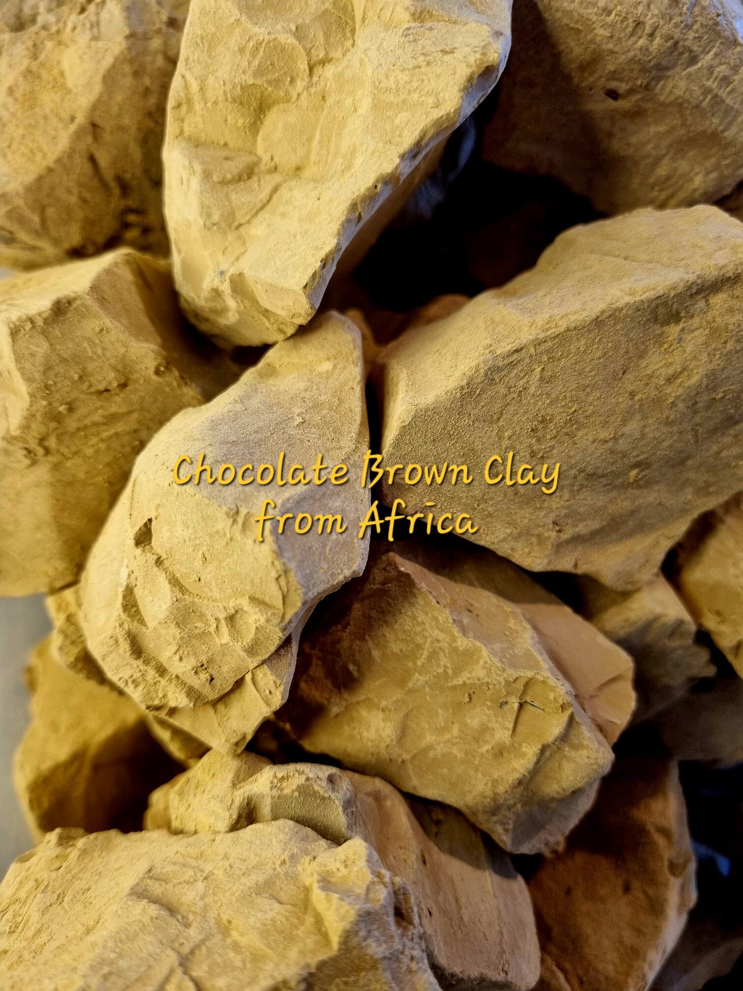 Edible Clay Chocolate Brown Natural Southern AFRICAN Clays from Zambia 250grams-500grams