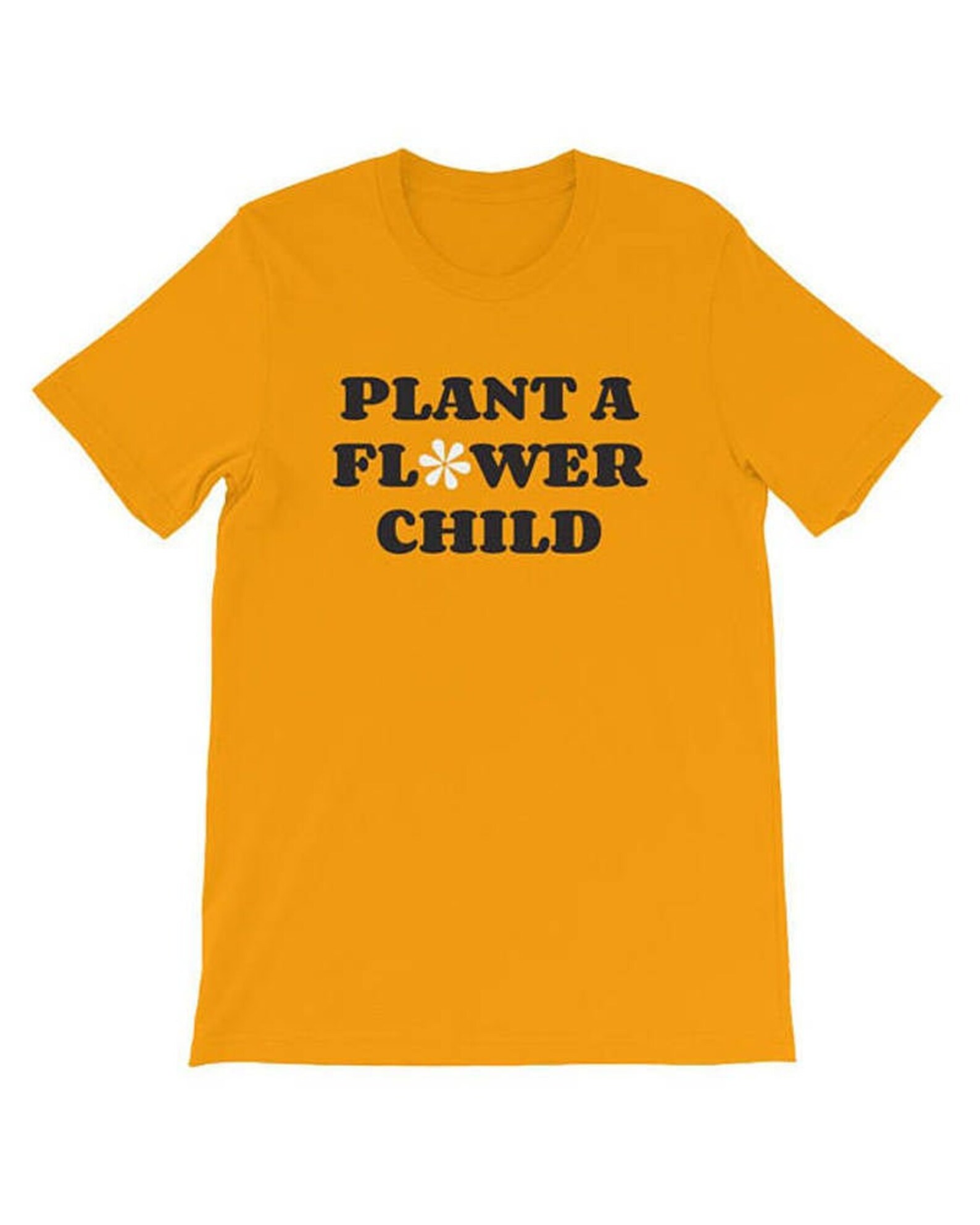 Plant a Flower Child Tee / Vintage 70s Tshirt / 70s Inspired Etsy