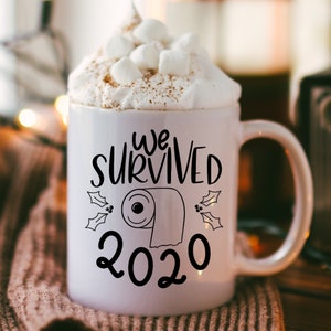 Tazza pandemica, siamo sopravvissuti alla pandemia del 2020, tazza regalo divertente, tazza regalo sarcastica, tazza regalo bff migliore amico collega