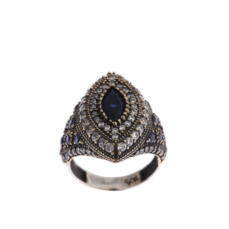 Authentic Ottoman style sterling silver ring ZB10056