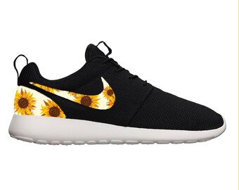 custom sunflower nike roshe
