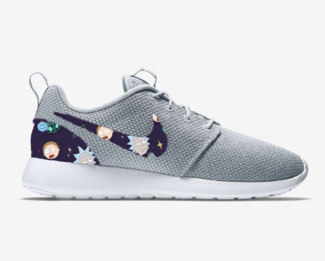 rick and morty nike trainers