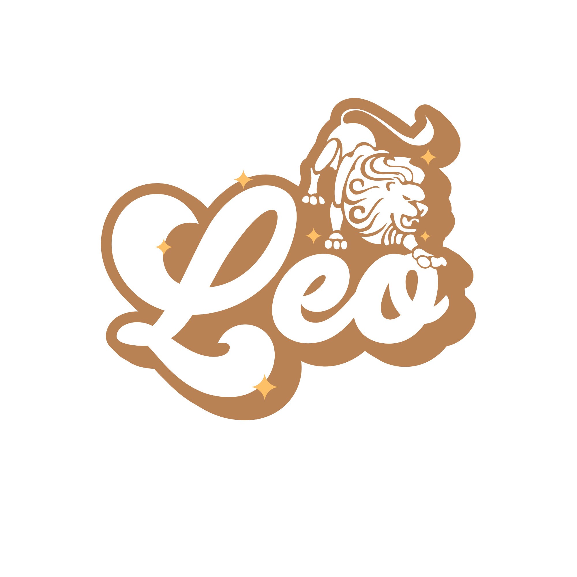 Leo Wavy Text SVG Digital Download - Etsy