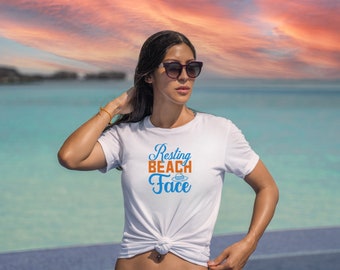 This is My Beach Face Tee - Votre compagnon de plage amusant et polyvalent