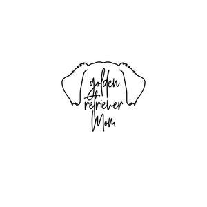 Golden Retriever SVG - Golden Retriever SVG - Dog Mom SVG - digital download