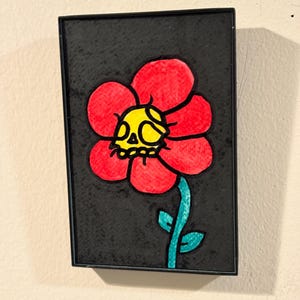 Red Skull Flower