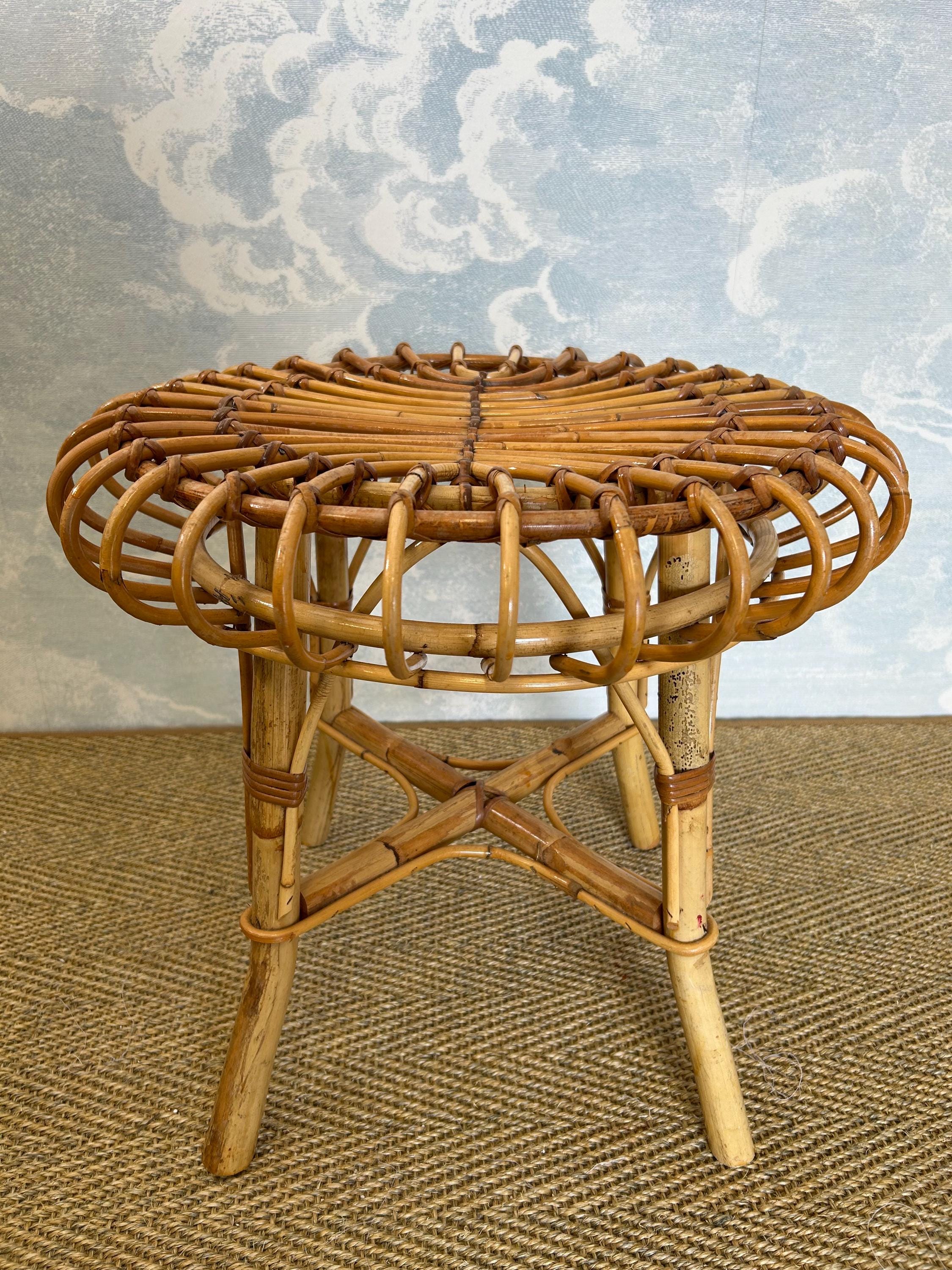 1960s イタリアン ラタン ロッキングチェア Franco Albini 1960s