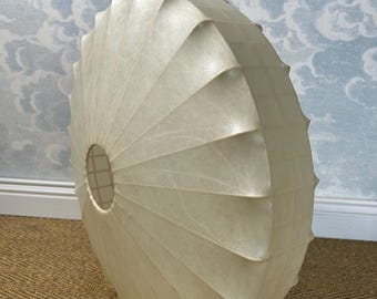 Grid-Frame Cocoon Pendant Light, Germany, 1960's, Mid Century Modern