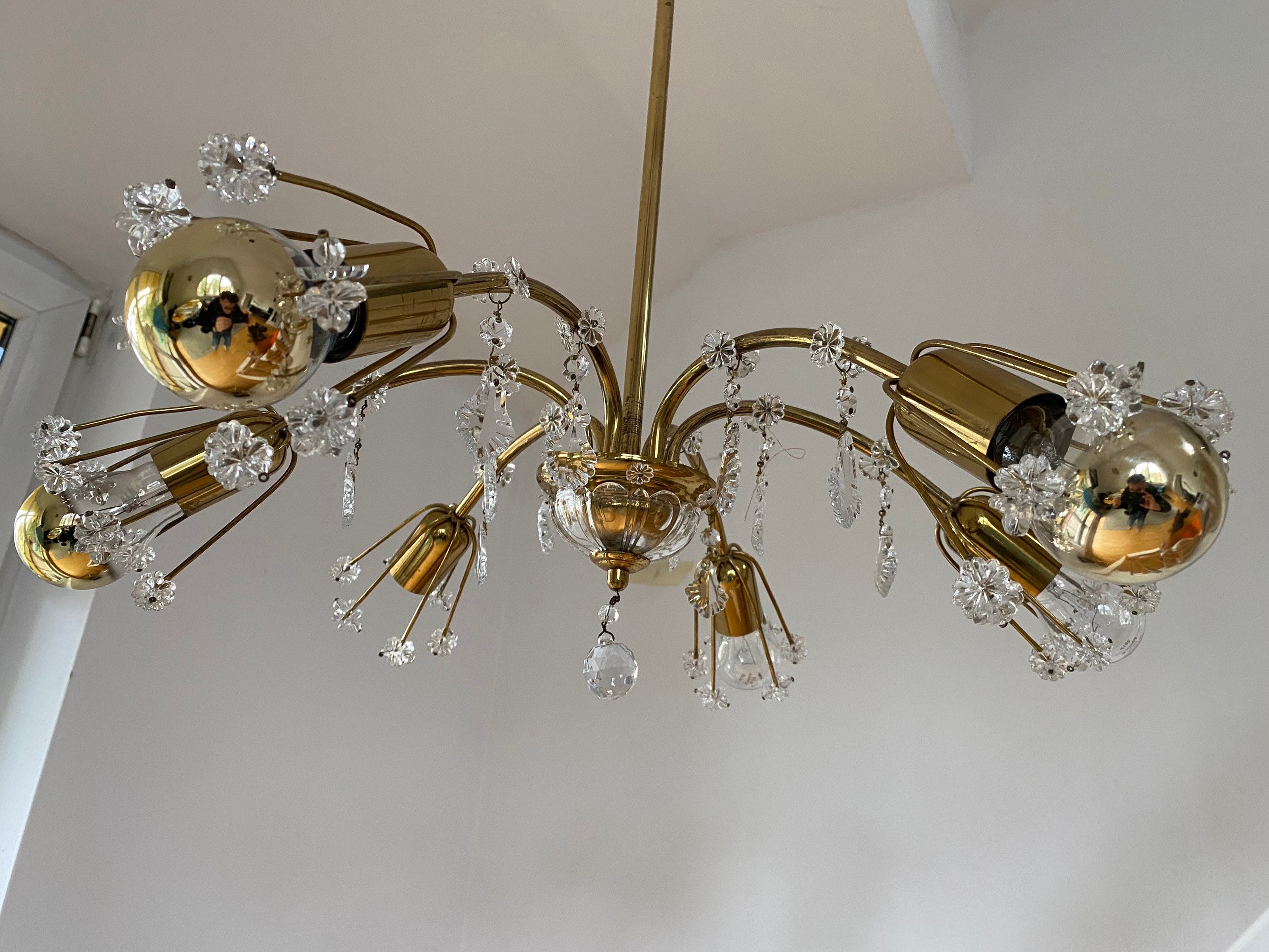 Emil Stejnar スプートニク シャンデリア ミッドセンチュリー ランプ Emil Stejnar スプートニク シャンデリア ミッドセンチュリー ランプ