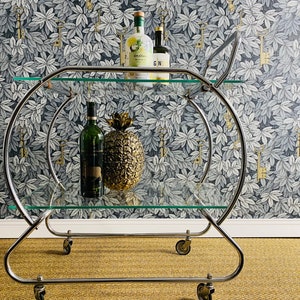 Bauhaus Art Deco Serving Trolley. France 1930s