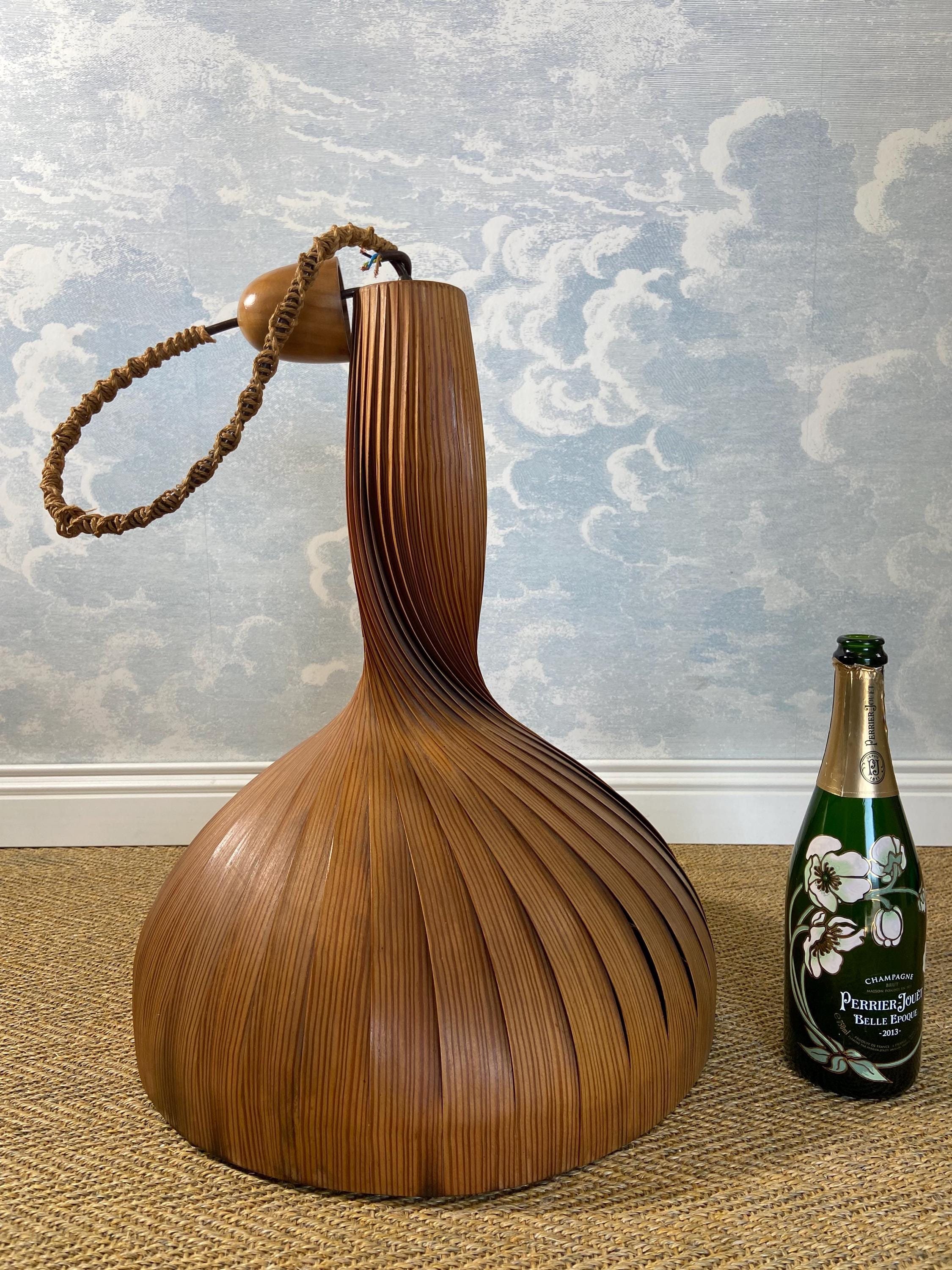 XXL Hans-agne Jakobsson Spiral Pendant Lamp, Sweden, 1960s - Etsy