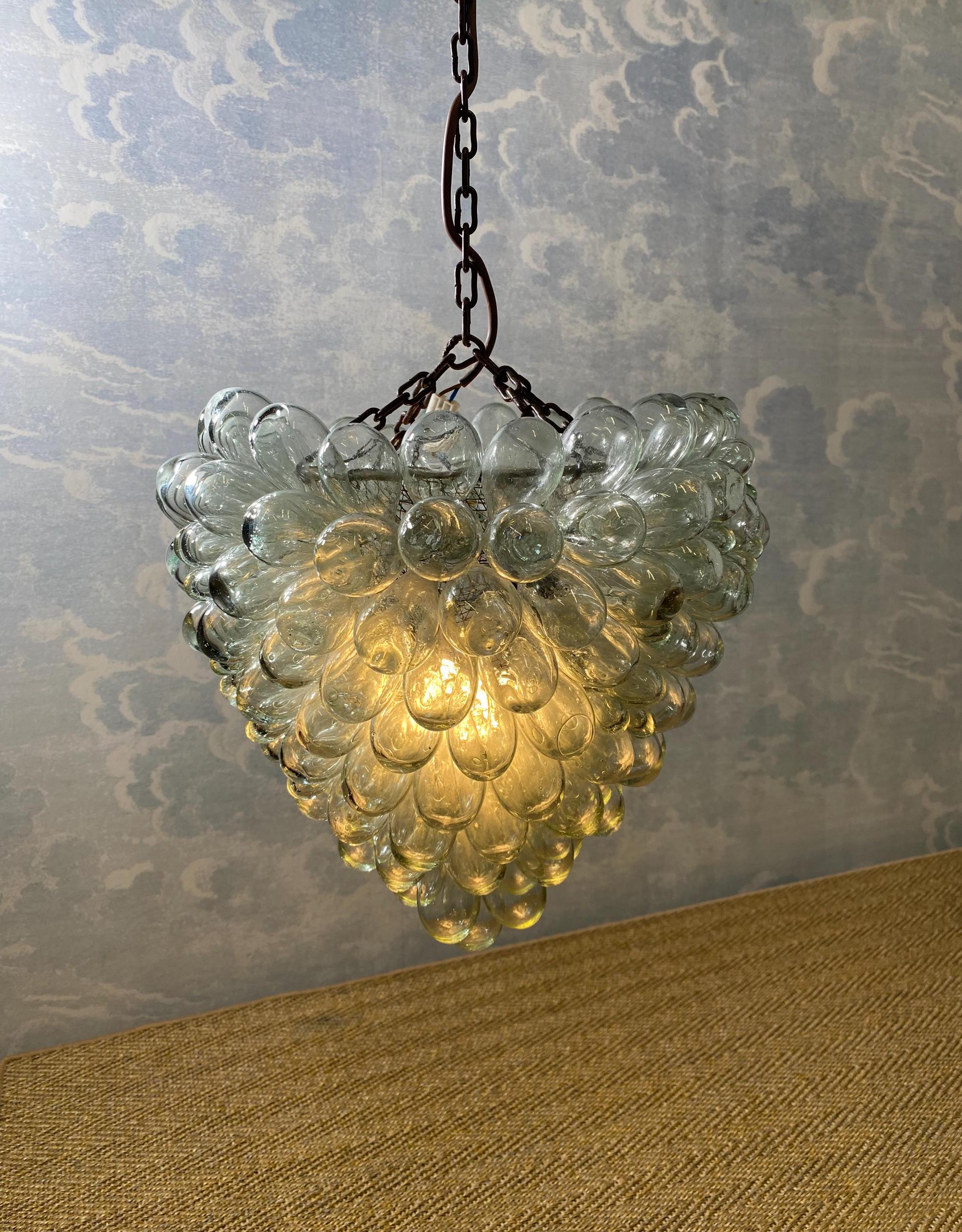 Opulent Pendant Light With Glass Grapes, 1980s - Etsy