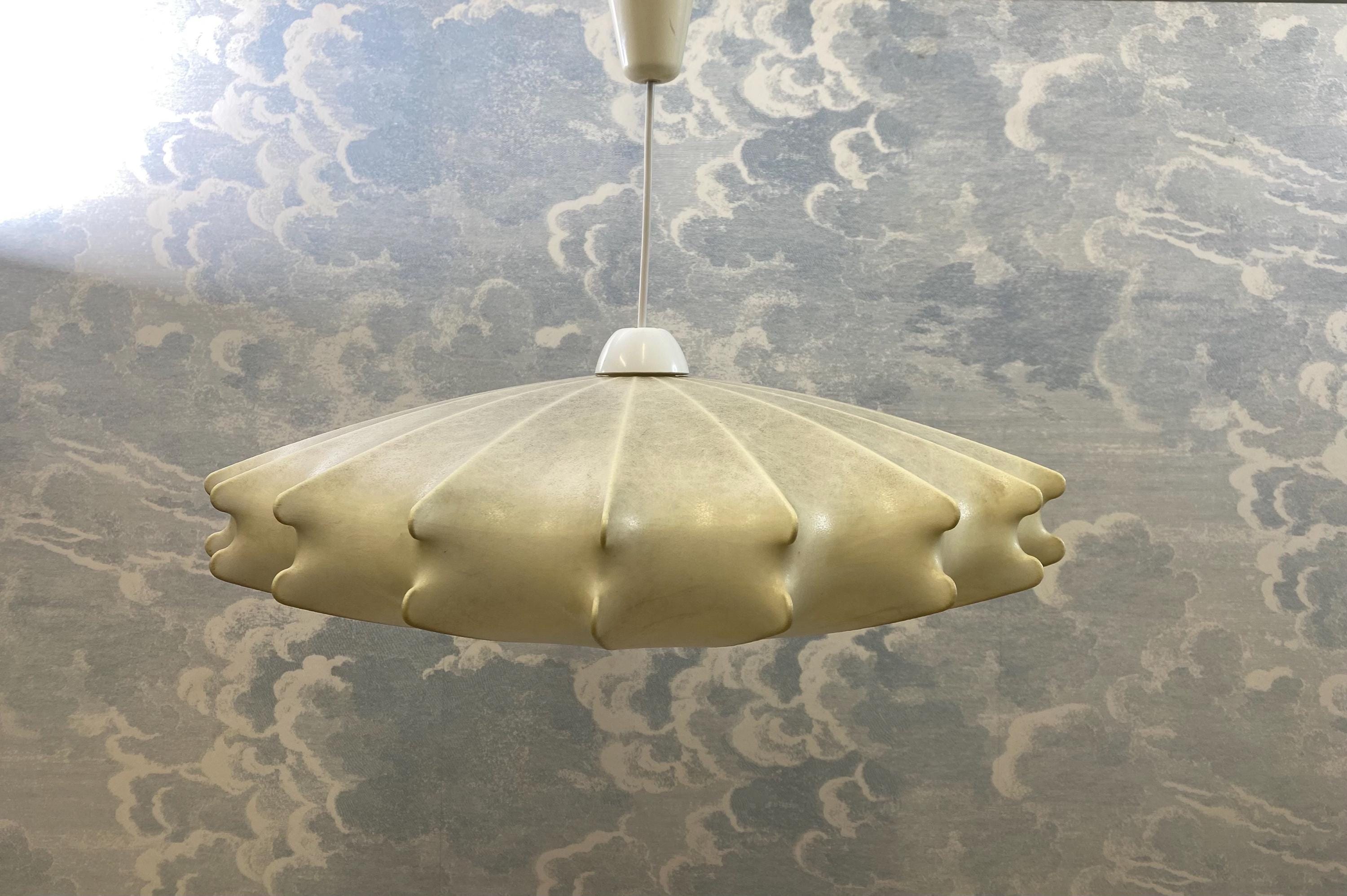 Ufo-shaped Cocoon Light by Goldkant, in Style of Achille & Pier