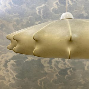 UFO-shaped Cocoon Light by Goldkant, in Style of Achille & Pier Giacomo Castiglioni, Flos, 60s Space Age