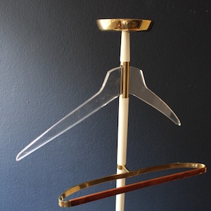 Elegant Valet Stand / Dress Boy  Clothes Rack 60s Hollywood Regency