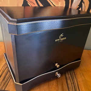 Remy Martin Vintage Display Cabinet Bar Mirror Box 70s Vintage