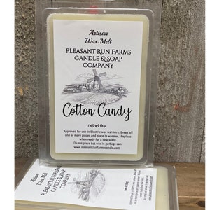 Cotton Candy Scented Wax Melt