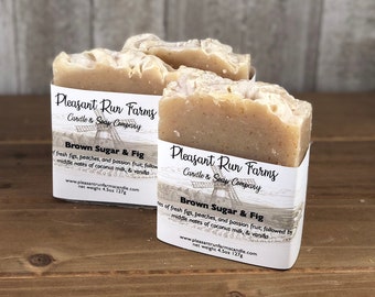 Brown Sugar & Fig|Coconut  Milk soap|Organic Soap|Handmade Soap|Natural Soap|Soap Bar|Scented handcrafted soap bar