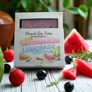 Fruit Soap / Artisan Soap / Handmade Soap/ Soap/ Cold Process Soap / Watermelon Soap /Jabón de sandía