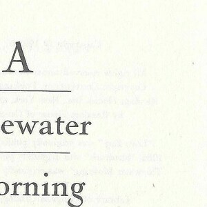 May include: A Tidewater Morning: Three Tales From Youth by William Styron, a book cover with a white background and black text.