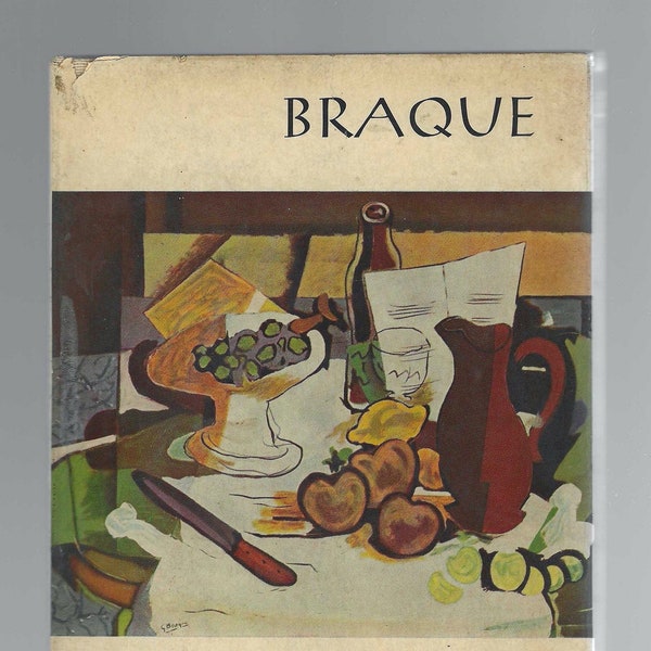 Braque - With 36 Full-Color Reproductions (1961 Hardcover with poor Dust Jacket) Georges Braque  **  Free Shipping  **