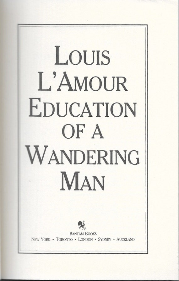 Education of a Wandering Man: A Memoir See more