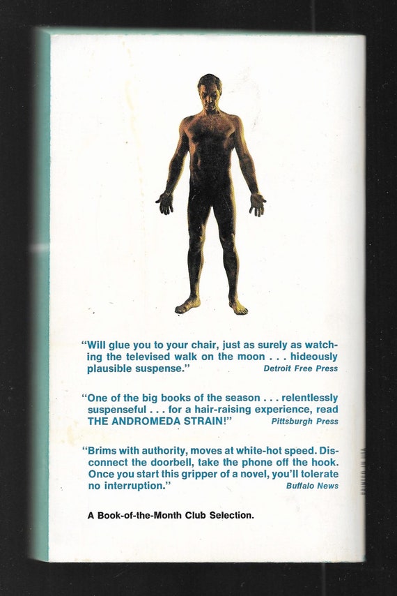 The Andromeda Strain: a novel by Michael Crichton (1970 Mass Market  Paperback) Science Fiction ** Free Shipping **