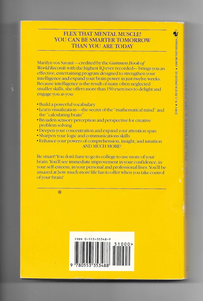 Brain Building in Just 12 Weeks by Marilyn Vos Savant and Leonore