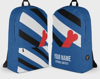 Puppy Pride Flag Backpack