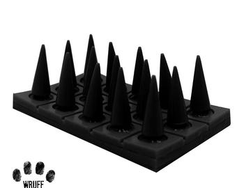 Black Rubber Spikes