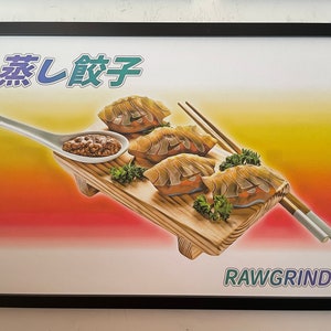Rawgrind x Nike TN Series 7 - Stage Mix &#39;Gyoza&#39; A2 Print