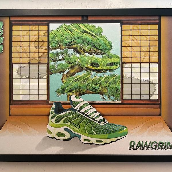 Rawgrind x Nike TN Series 8 « Tatami » A2 imprimé