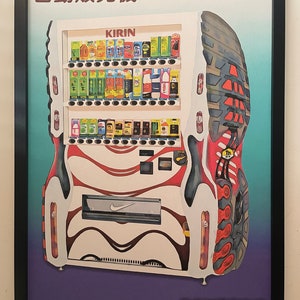 Rawgrind x Nike TN Series 8 &#39;Jidohanbaiki&#39; A2 Print