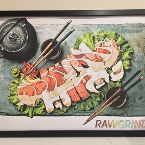 Rawgrind x Nike TN &#39;Sushi&#39; A2 print